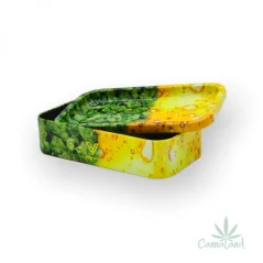 Plechová krabička Tin Box Oil & Buds 12,5x7cm