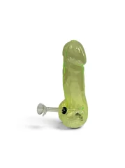 Bong sklo Dildo 17cm, zelený