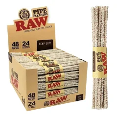 RAW nebělený konopný čistič šlukovek