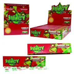 Juicy Jay's King Size ochucené cigaretové papírky, jahoda-kiwi
