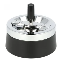 Popelník kovový otočný 9cm, Angelo Black