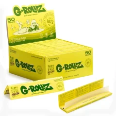 G-ROLLZ  King Size Bamboo Unbleached papírky