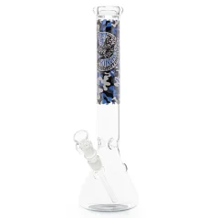 Bong sklo Boost Tiger 42cm 5mm, modrý