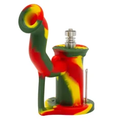 Bong silikon Amsterdam 15cm, rasta
