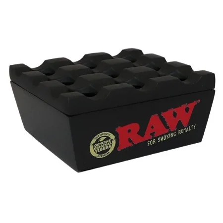 RAW kovový popelník s poklopem