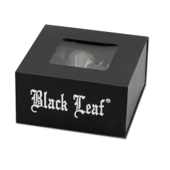 Skleněný kotlík Black Leaf Swirl 14,5mm, strakatý