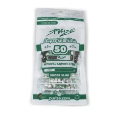 PURIZE uhlíkové filtry 5mm 50ks, bílé