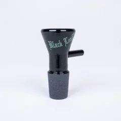 Skleněný kotlík Black Leaf s rukojetí 18,8mm, černý