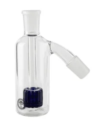 Skleněný precooler Heisenberg s modrým Matrix perkolátorem a šikmým zábrusem 14,5 mm