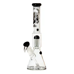Bong sklo G-ROLLZ Cheech&Chong Beaker, bílý