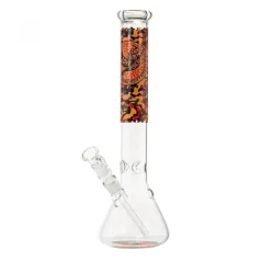 Bong sklo Boost Tiger 42cm 5mm, oranžový