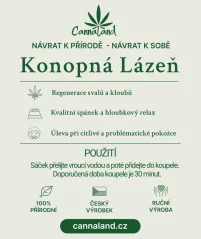 Konopná lázeň 25g
