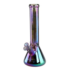Bong sklo Black Leaf Purple Magic Rainbow 35cm