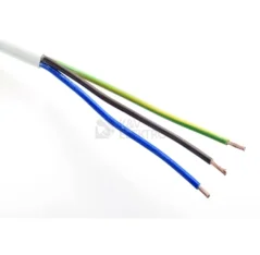 Kabel H05VV-F 3Gx1,5 bílá (CYSY 3Cx1,5) metráž