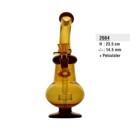 Bong skslo Bullet Drum Perco 23,5cm, oranžový