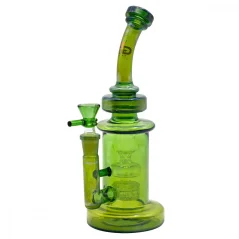 Bong sklo Grace Glass Crazy Barrel Drum Perco 25cm, zelený