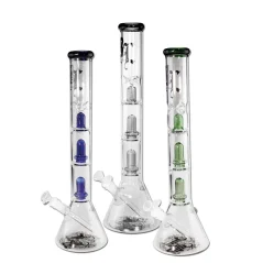 Bong Black Leaf 2x Ufo+Splash 48cm