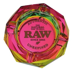 RAW skleněný popelník Rainbow