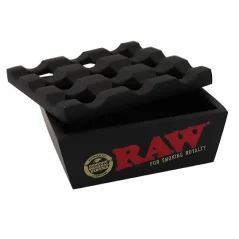 RAW kovový popelník s poklopem