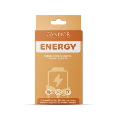 Cannor Energy přírodní náplasti na dodání energie 15ks