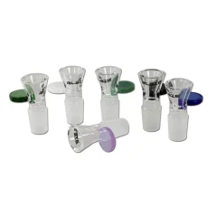 Skleněný kotlík Blaze s rukojetí 14,5mm, barevný mix