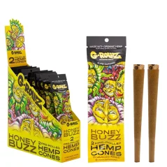 G-Rollz Konopné předbalené blunty Honey Flavored, 2ks