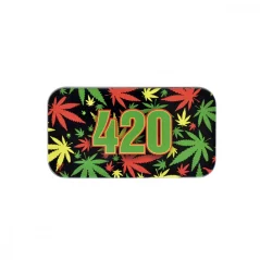 Syndicase plechová krabička 420 Rasta 12x6cm