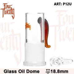 Skleněný kotlík Oil set Four-Twenty 18,8mm, oranžový