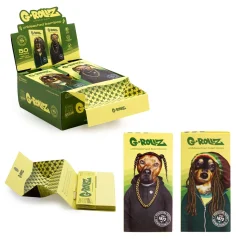 G-ROLLZ Reggae Rap Bamboo papírky s filtry a podkladem