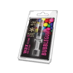 CBD WAX (dab) extrakt 66% 0,5g, Bubblegum
