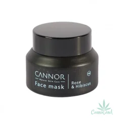 Cannor Pleťová maska Růže a Ibišek s CBD 30ml