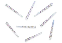 Premium barevné dutinky Butterfly Kisses 9,8cm, 8ks