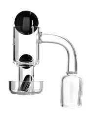 Skleněný kotlík Heisenberg Oil 18,8mm Banger 90°, černý