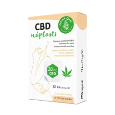 CBD náplasti 20mg, 12ks