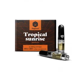 Cartridge Happease CBD 85% Tropical Sunrise, 2ks