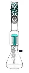 Bong sklo Heisenberg 12-Arm Perco 5mm 50cm, tmavě zelený