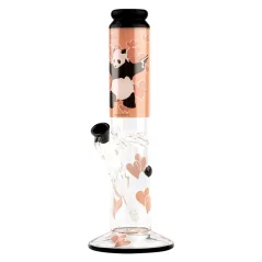 Bong sklo G-ROLLZ Banksy's Panda Gunnin, růžový