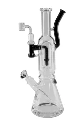 Bong sklo Black Leaf Oil 2v1 40cm