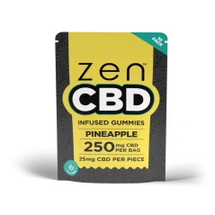 CBD Gummies ZEN 250mg, ananas