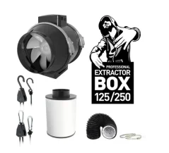 Trafika KIT Extractor 125mm / 250 m3/h, kompletní set ventilace