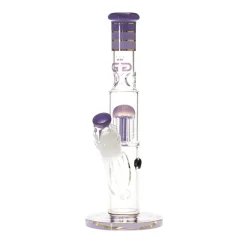 Bong sklo Grace Glass Cane 8-Arm, fialový
