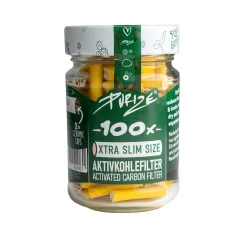 PURIZE uhlíkové filtry 5,9mm 100ks, žluté