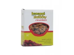 Konopné zlaťáčky s brusinkami 130g