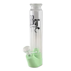 Bong sklo Black Leaf Bird 20cm, zelený