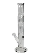 Bong sklo Black Leaf strait Ice 6-Arm Tree 38cm