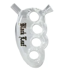 Šlukovka skleněná Black Leaf Knuckle Duster 13cm