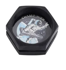 Drtička plastová Champ High Space Life ø7cm 2-dílná, černá