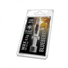 CBD WAX (dab) extrakt 66% 0,5g, Blueberry