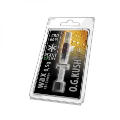 CBD WAX (dab) extrakt 66% 0,5g, O.G. Kush