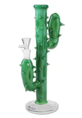 Bong Black Leaf Green Cactus 31cm